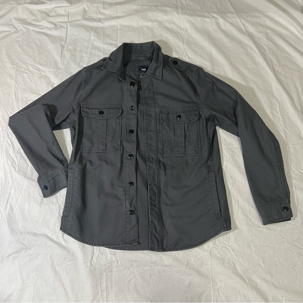 Gap Gray Utility Jacket